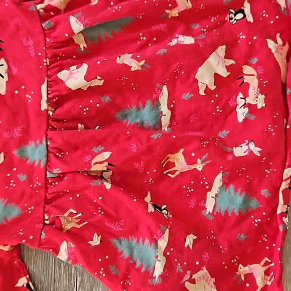 Wonder Nation Red Arctic Baby Girl Dress 12M - Picture 5 of 7